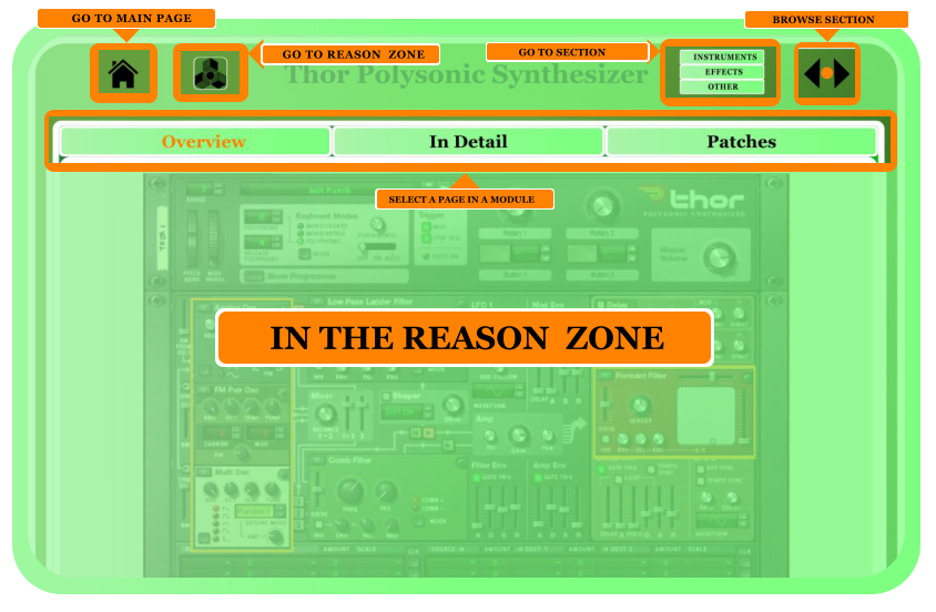 IN THE REASON  ZONE GO TO MAIN PAGE GO TO SECTION GO TO REASON  ZONE BROWSE SECTION SELECT A PAGE IN A MODULE