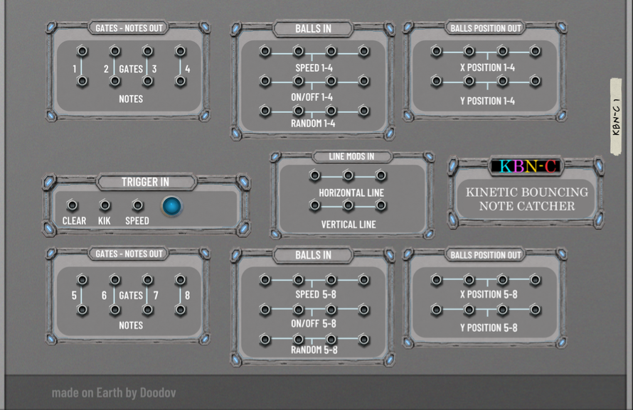 KBN-C back panel